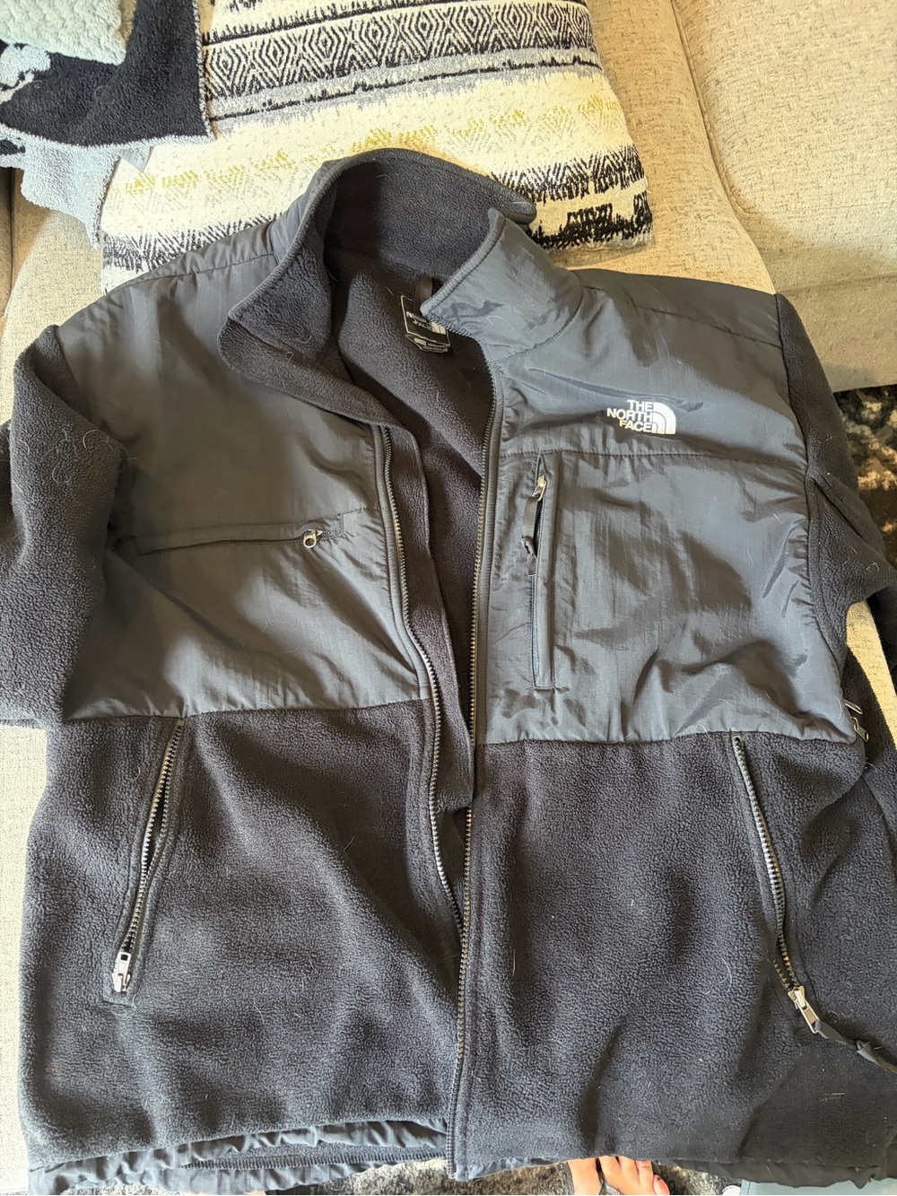 The North Face Men's Black Two-Tone Fleece Jacket